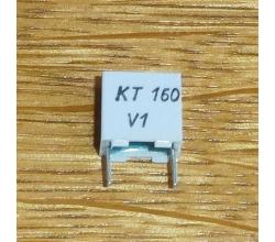 KT-Kondensator 1,2 nF 160 V 5% radial grau